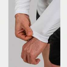 Men's Boyfriend Style Long Sleeve T-Shirt, Second Skin, Thermal Control, Cold Winter, UV 50+, Exercise, Gym - 彩色 - 查看 5