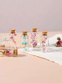 10ml Glasflaschen mit Korkverschluss, Potion Gläser Halloween Dekoration, Wunschflaschen für Baby-Shower, Hochzeitsgeschenke, Party Dekoration, DIY Aufbewahrungszubehör