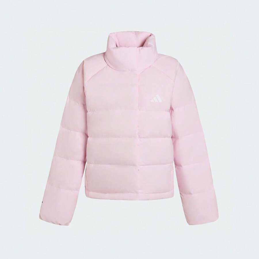 Adidas Women's W HELIONIC RLX Down Jacket - Short KH3976 - Pink - View 1