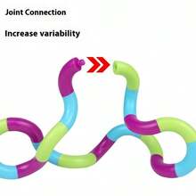 1 件 2025 新款扭扭玩具，专注力训练坐立不安玩具，缓解压力缓解焦虑，生日/圣诞节/礼物之选 - 彩色 - 查看 10