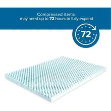 3.8 Swirl Gel flujo de aire de espuma viscoelstica, 5, 1, 1 - Individual + 1.5 pulgadas (versión antigua) - Ver 3