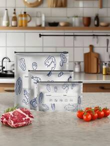 铝箔密封食品保鲜袋，是冰箱或冷冻室整理和食品保鲜的理想之选。铝箔袋——密封防异味，适用于家用冰箱和冷冻室，包含标签，适用于坚果、谷物、零食、肉类等。 - 彩色 - 查看 10