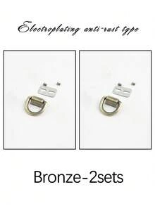 Metal D-Ring Lobster Clasp For Handbags And Crossbody Bags - DIY Wallet Chain Accessories, Detachable DIY Hardware With Screw Accessories, Suitable For Bags And Phone Cases, Tools Not Included - Multicolor - View 22