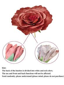 Large Simulated Velvet Peony Flower Wedding Fake Flower Window Display Photo Studio Shooting Burgundy Artificial Rose Large Flower, Valentine Day, Gift Gifts Birthday Graduation