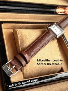 Pablo Raez 1 pieza Reloj de mujer vintage original, encantador color plateado, reloj de pulsera para mujer de marca superior, nuevo, joyería de lujo, accesorios de mujer de acero inoxidable, color plateado, no se mancha, reloj de vestir marrón, caja de acero inoxidable chapada en IPS, diseño de moda, resistente al agua 50m, pantalla de números romanos, reloj de cuarzo casual para niñas