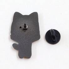 1pc Cute Cat's Ears (Steamed Cat-Ear Shaped Bread) Character Cartoon Image Enamel Pin Game Peripheral Brooch Player Gift Souvenir Accessories, Durable, Wearable All Year Round, Men And Women, Ideal Gift For Festivals, Activities And Collectors, Perfect Creative Fashion Gift - Multicolor - View 5