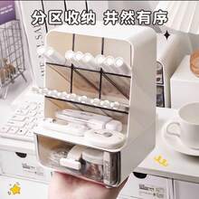 Desk Organizer With 6 Top Dividers And Drawer | Perfect For Quick And Efficient Organization - Nhiều màu - Xem 9