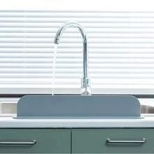 Extra Long & Tall Silicone Sink Splash Guard, Waterproof Sink Divider For Kitchen Sink, Washbasin