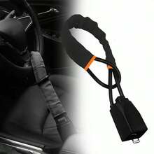 Car Security Lock - Heavy Duty Steel Steering Wheel Lock For Theft Protection, Easy Install & Universal Fit For Travel Peace Of Mind - Black - View 10