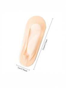 1 Pair Women's Thin Arch Support Cushion Socks, Seamless Non-Slip Breathable Moisture-Wicking Foot Pads, Suitable For High Heels And Flats - Multicolor - View 4