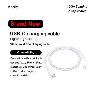 Apple 全新 USB-C 转 Lightning 线缆 (1 米)