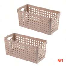 Storage Baskets - สีน้ำตาลพาสเทล - ดู 14