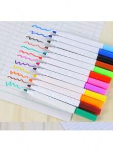 1pc DIY壁挂镜子凹凸镜加大直径21cm拍网红广角镜家居装饰哈哈镜彩绘转角镜拍照道具后视镜摆件拍照网红好看 - 彩色 - 查看 8