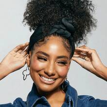 Kiss Colors & Care Soft Satin Hair Wrap Scarf (3-Pack) - Black, 60" XL, Adult Female Hats