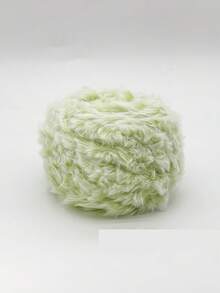 2/1pc 100g 钩针纱，彩虹混纺，奢华柔软人造毛皮纱球，羊毛纱，粗羊毛仿貂毛花式纱，粗羊毛手工编织纱，柔软纱 DIY 钩针编织纱线，用于衣服、圣诞帽