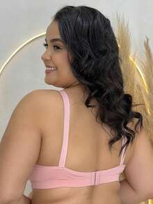 Plus Size Lace Bra – Comfort And Elegance For Every Day - Rusty Rose - View 2