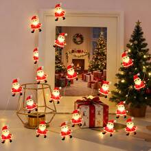 1 件老年人步行铜线灯串，适用于圣诞节装饰、秋冬季氛围照明、卧室、客厅、家庭、庭院、小路、节日派对用品、派对装饰 [电池供电，不含电池]