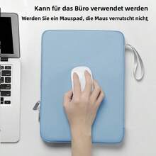Borsa porta tablet adatta per custodia protettiva per iPad e borsa portatile multitasche da 12,9 pollici, porta tablet - nero - Visualizzare 3
