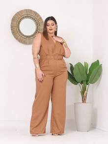 Macacão plus size feminino pantalona regata com bolso cinto decote transpassado amarração no pescoço elegante fashion moderno casual confortável versátil estiloso sofisticado prático leve fluido macio resistente chique charmoso refinado alfaiataria social clássico caimento impecável veste bem para trabalho eventos festa balada barzinho jantar coquetel rodeio igreja reuniões look dia a dia profissional inverno outono meia estação calor frio manhã tarde noite combina com salto bota tênis peça coringa atemporal custo benefício lançamento 2025 roupa feminina grande tamanho moda plus size mulher empoderada confiante linda fashionista charmosa despojada descolada para diversas ocasiões estilo confortável liberdade de movimento qualidade premium tecido leve uso diário favorita do guarda-roupa preparada com capricho essencial usar sem medo peça curinga que combina com tudo look completo elegante Natal Ano Novo Réveillon