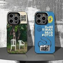 Funda de teléfono negra mate a prueba de golpes compatible con 17,16,15,14,13,12,11,Pro,Max,Plus,E D-DtMF B-Bad B-Bunny - z6 - Ver 1