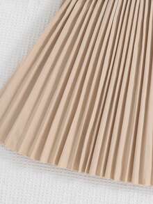 Children's Pleated Dress For Church Events, Ages 2 To 14 - Beige - View 6