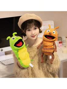 1 件讲故事手偶填充娃娃，昆虫主题毛绒手手套木偶，用于语言表演和讲故事 - 彩色 - 查看 5