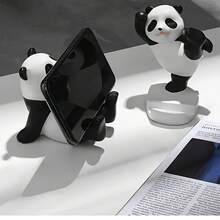 Compatible With IPhone, Android Phone, Gift For Birthday, Family, Friends Phone Holder - 1pc Kicking Panda Phone Holder - View 6