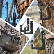 2 Pcs Molle Hook For Saddle Hunting/Bow Hunting/Climbing Sticks/Climbing Platform, Molle Accessories, Molle Clip For Saddle Hunting Accessories, Molle Hook And Loop