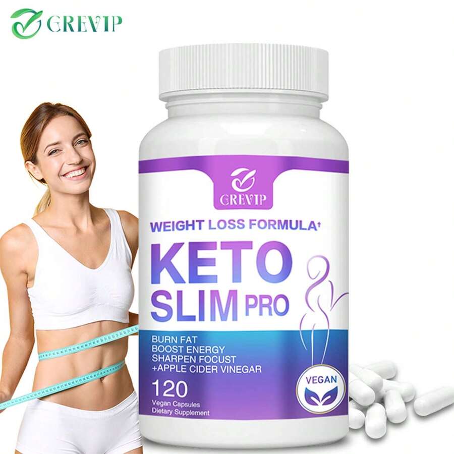 XEMENRY Keto Slim Pro - Vinagre De Sidra De Manzana - Control De Peso, Gomitas Cetogénicas, Salud Digestiva, Limpieza Hepática - 120 Unidades - 120 cápsulas - Ver 1