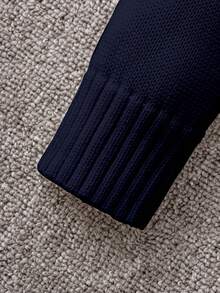 Unisex Kids' Classic Collegiate Long Sleeve Sweater, Versatile For Daily, School, Vacation And Layering