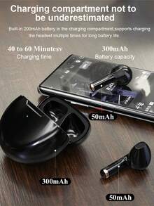 Audífonos  Bluetooth inalámbricos pro 6 tocar auriculares estéreo de alta fidelidad 9d, con función de reducción de ruido del micrófono - Verde - Ver 3