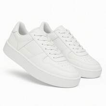 Women's Gym Training Shoes - Beautiful And Comfortable Skate Shoes - White - View 2