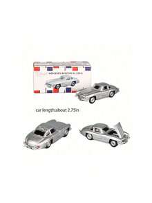 Burago 1:64 比例合金压铸汽车模型收藏品，奔驰、、凯迪拉克、雪佛兰官方授权复制品，收藏级赛车玩具，男士生日礼物 - 梅賽德斯-奔馳 300 SL - 查看 3