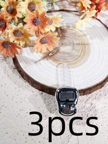 Matte Finger Counter Ring, Electronic Tally Counter, Mini Portable Finger Ring Counter - Multicolor - View 17