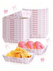 20 pezzi Vassoi per spuntino natalizi, articoli per feste di Natale, vassoi per spuntino per serate cinematografiche, 20 pezzi di vassoi di carta per alimenti, Babbo Natale, renne, albero di Natale per decorazioni natalizie - Vassoi per contenere patatine, popcorn e spuntino, per intrattenimento natalizio, articoli per feste e decorazioni natalizie per la cucina di casa