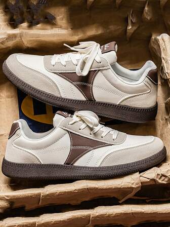 Zapatillas de moda para hombre, zapatillas deportivas de suela blanda y gruesa con cordones, zapatos casuales y transpirables de corte bajo, zapatos deportivos antideslizantes de goma negra de PU, adecuados para todas las estaciones