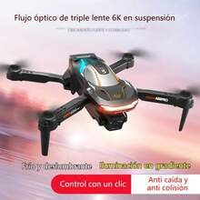 Dron Profesional A88 Pro 6K Ultra HD con Doble Cámara | Cuadricóptero Plegable con Posicionamiento Óptico y Modo de Altura Constante, Estabilización Anti-Vibración | Drone Fotográfico con Gran Autonomía, Regalo Ideal - A88 cámara única BK - Ver 1