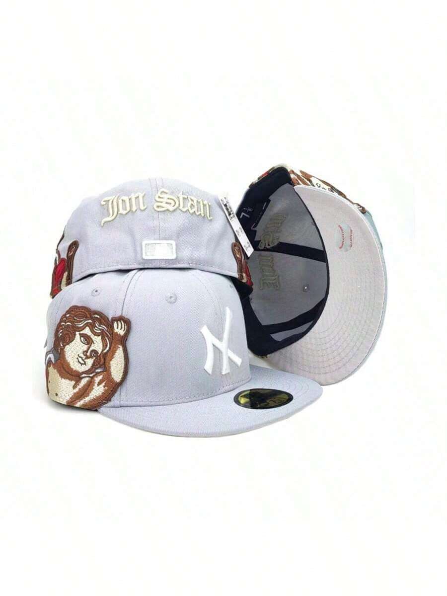 Men Baseball Caps - Gray NY - View 1