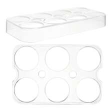 2Pcs Holder For Refrigerator Organizer Storage Box Clear Tray For Fresh Storage Stackable Design For Kitchen And Fridge Organization