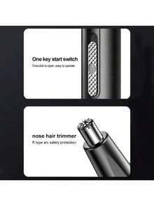 Professional Nose Hair Trimmer Multifunctional USB Rechargeable Facial Hair Remover For Men Nose Hair Shaver ForClearance - Multicolor - View 3