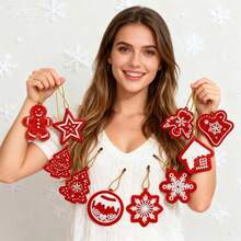 SNA 10 buc 2025 stil nou DIY pictură cu diamant Crăciun brad pandantiv agățat ornament breloc doamnă geantă pandantiv DIY cadouri de Crăciun decorațiuni de Crăciun meșteșuguri DIY pictură cu diamant artă pictură cu diamant artă pictură cu diamant decorațiuni de Crăciun decorațiuni de Halloween