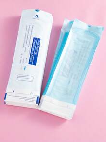 400/200/50/20pcs/Pack 90*230mm Disposable Nail Tool Sterilization Bags, Suitable For Nail Drill Bits, Sanding Strips, Steel Pushers, Etc., With Self-Sealing, Sterilization Indicator, Nail Supplies, Nail Tools, Nail Art Tools, Nails, Nail Tools (Suitable For Nail Extensions) - Blue and White - View 7