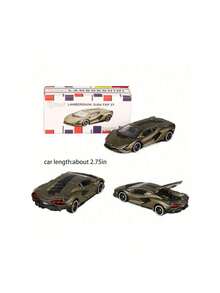 Burago Đồ chơi mô hình xe hơi bằng hợp kim đúc tỷ lệ 1:64, bản sao chính thức được cấp phép của Mercedes-Benz, , Cadillac, Chevrolet, mô hình xe đua sưu tầm, quà tặng sinh nhật cho nam giới, đồ chơi xe đua. - Lamborghini Sián FKP 37 - Xem 2