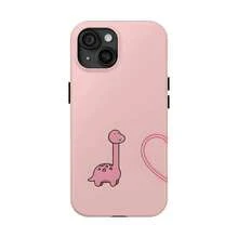 Dinos Matching Phonecases, Matching Gift, Couple Matching Phone Cases, Anniversary Gift, Girlfriend Gift, Wife Gift, Phone Case Hard Case Tough 2-Piece Phone Case - Màu hỗn hợp 1 - Xem 2