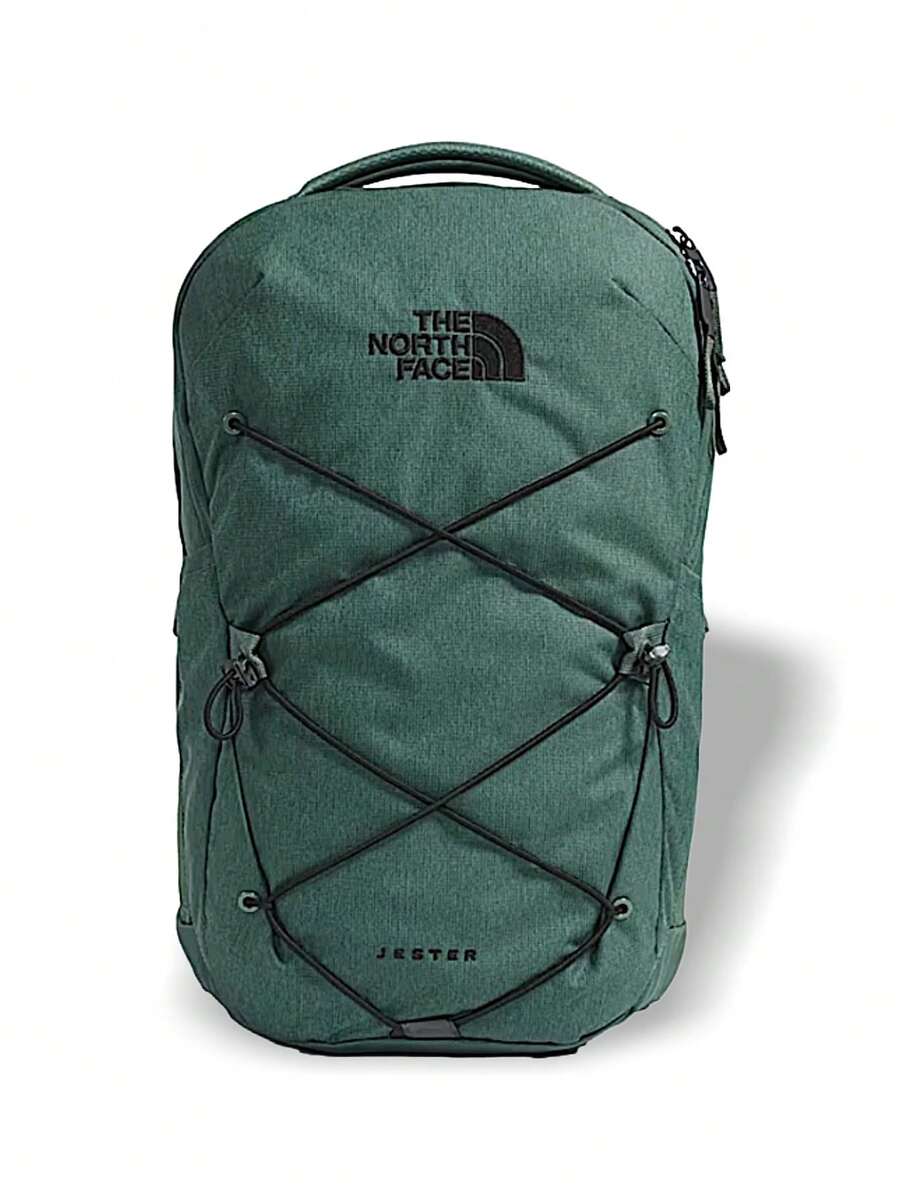 The North Face THE-NORTHFACE Jester 男女通用户外背包 轻便便携收纳防震易携带可调节肩带透气背板多隔层防水上学通勤日常旅行徒步健身郊游绿色 NF0A3VXFA71 - 綠色 - 查看 1