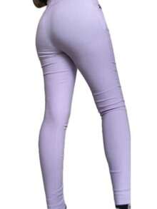 Women Pants - Lilac Purple - View 2