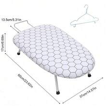 Tabletop Ironing Board 80 X 30cm Foldable Small Lightweight Compact Space Saving - Default - View 2