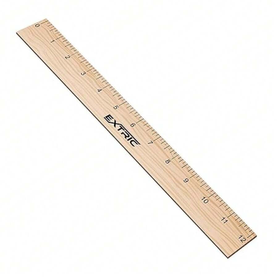 Ruler 12 Inch, Architectural Scale Ruler, 1/8 Inch Scale Rulers, Wooden ...