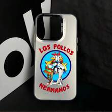Funda de teléfono creativa popular de Los Pollos Hermanos compatible con iPhone 16, 15, 14, 13, 12, 11 Pro Max, X, XR, XS Max, 8, 7 Plus, con una parte trasera mate a prueba de golpes. - Mezcla de colores - Ver 8