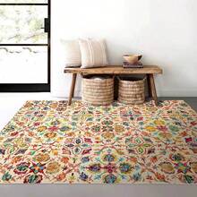 Bohemian Style Style Carpet - Stain Resistant, Non-Shedding, Machine Washable, Suitable For Living Room And Bedroom DecorChristmas Decor Kitchen Rug - Multicolor - View 29